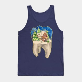 Tooth Snow Globe Tank Top